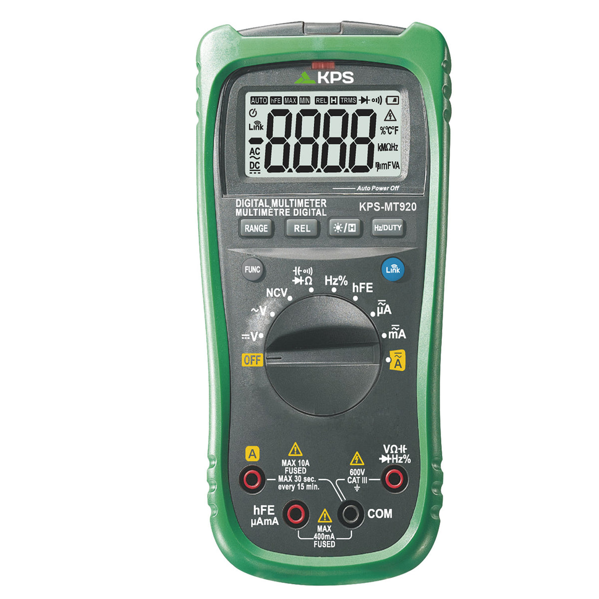Multimètre numérique KPS MT920 TRMS avec KPS LINK