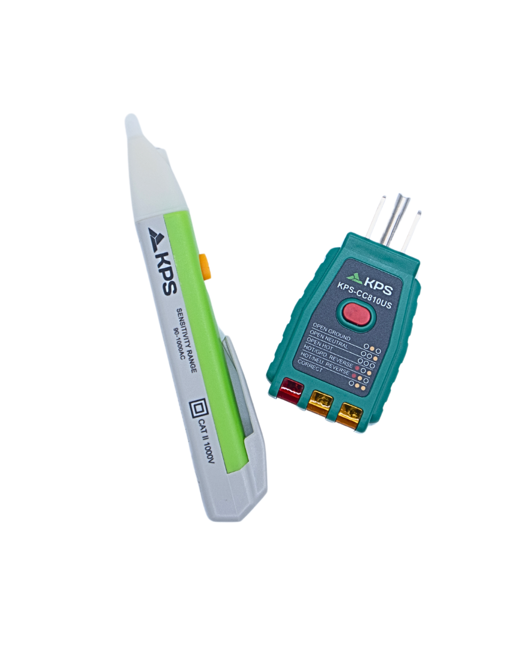 KPS Electrical Safety Starter Kit – DT10 Voltage Detector & CC810 GFCI Socket Tester