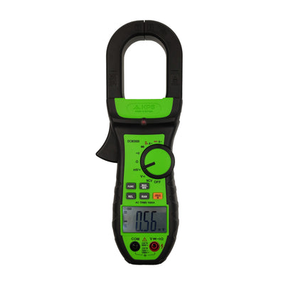 KPS DCM3000 Pinza amperimétrica industrial de verdadero valor eficaz para voltaje CA/CC y corriente CA 
