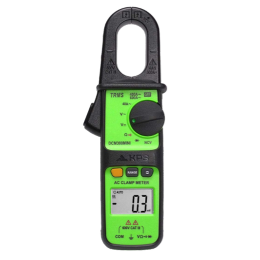 KPS DCM300MINI Clamp Meter – 400A AC with NCV, Auto Range & Compact Design