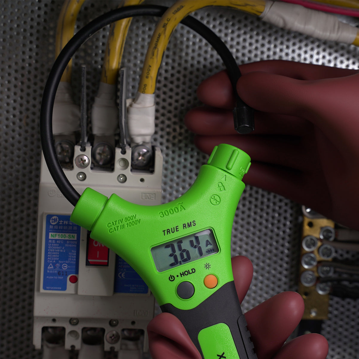 KPS DCM4010 Flexible Probe Clamp Meter for AC Current 3000A