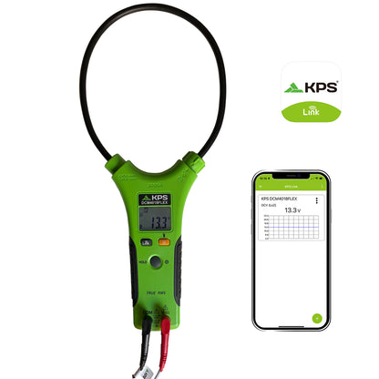 KPS DCM4018 Pinza amperimétrica TRMS con sonda flexible y conectividad Bluetooth