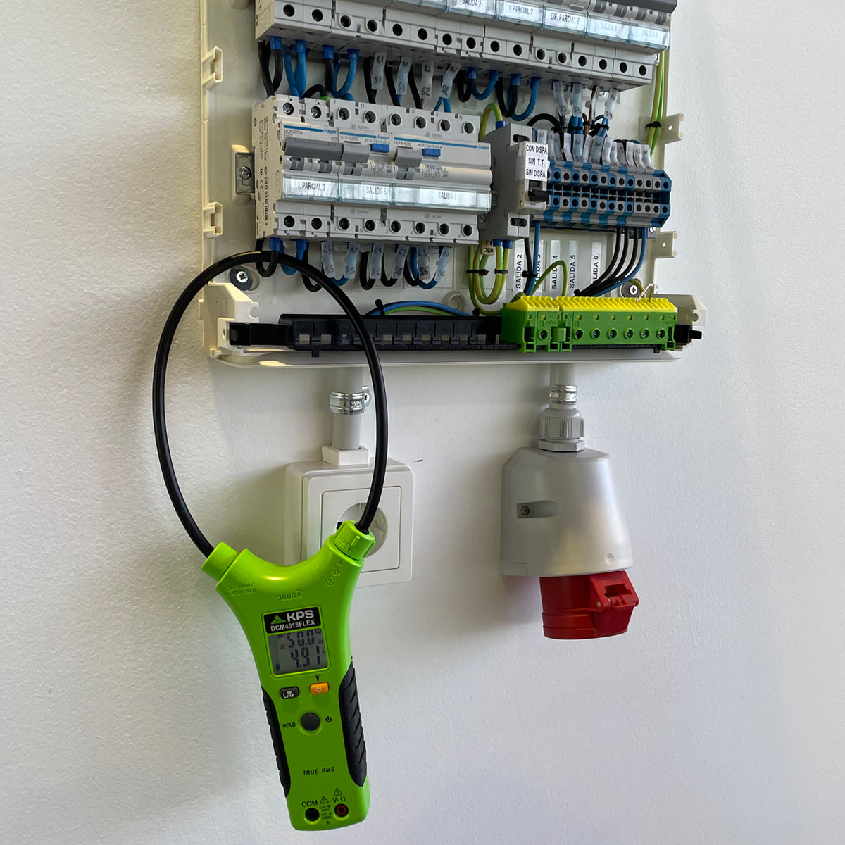 KPS DCM4018 Pinza amperimétrica TRMS con sonda flexible y conectividad Bluetooth