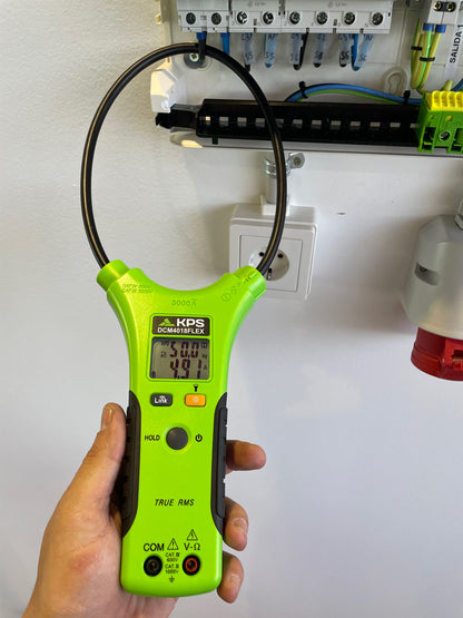 KPS DCM4018 Pinza amperimétrica TRMS con sonda flexible y conectividad Bluetooth