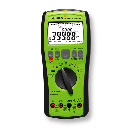 KPS DMM9000BT Multimètre d'enregistrement True RMS de haute précision