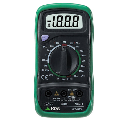 Multimètre numérique KPS MT30 pour tension AC/DC et courant DC
