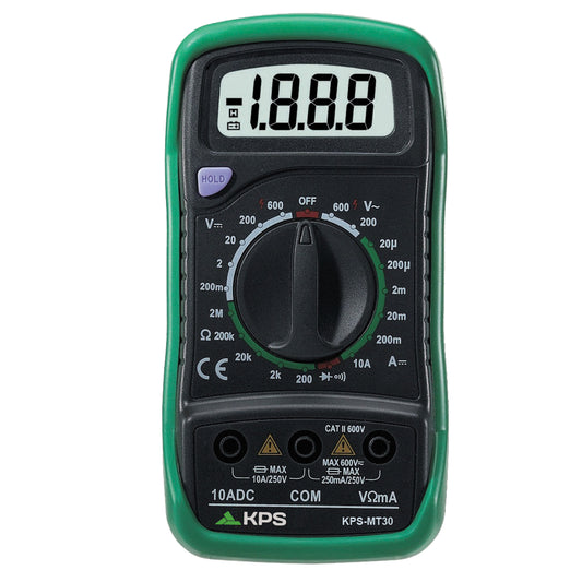 Multimètre numérique KPS MT30 pour tension AC/DC et courant DC