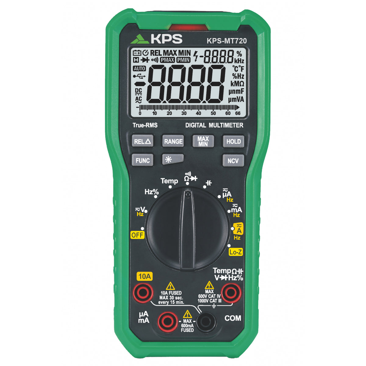 Multimètre numérique à faible impédance KPS MT720 TRMS