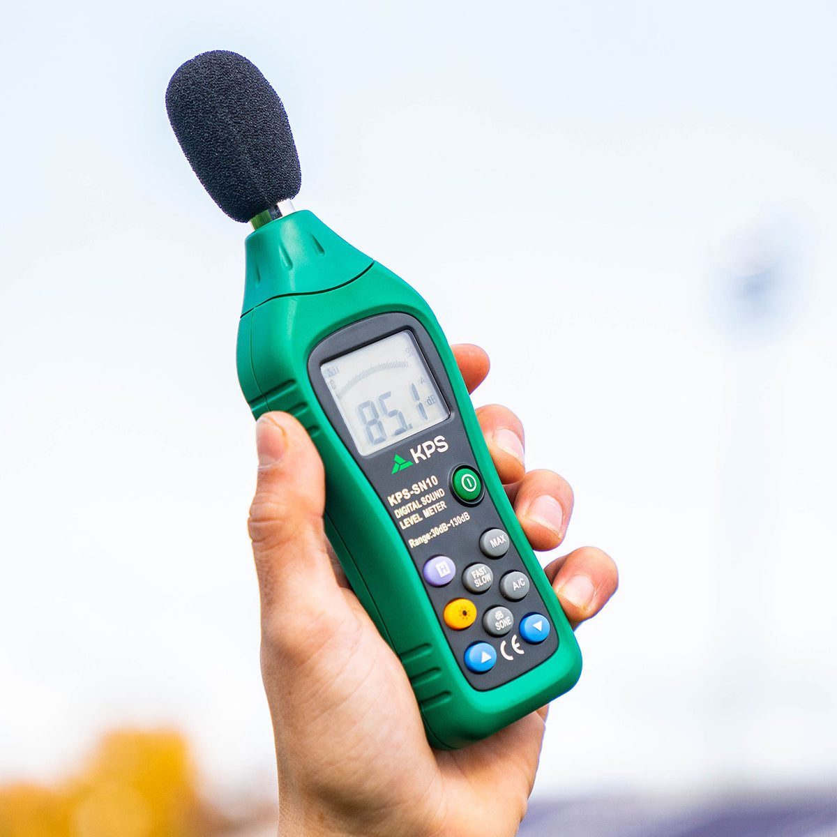 Sonomètre numérique KPS SN10 jusqu'à 130 dB