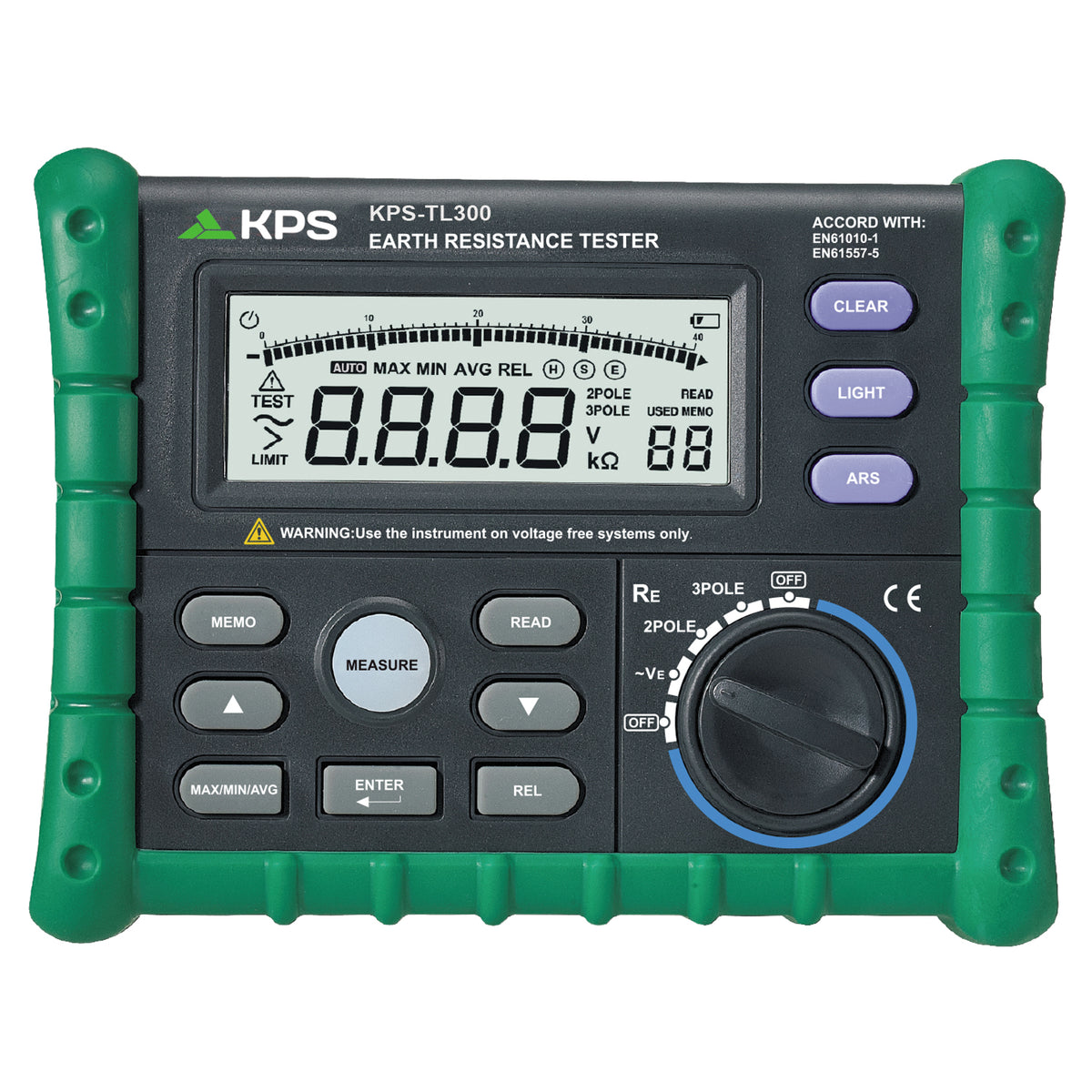 Comprobador de Resistencia de Tierra KPS TL300