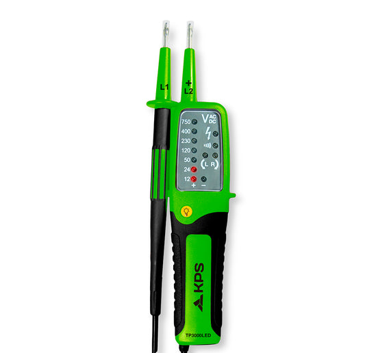 Testeur de tension bipolaire KPS TP3000 pour tension AC/DC jusqu'à 750 V