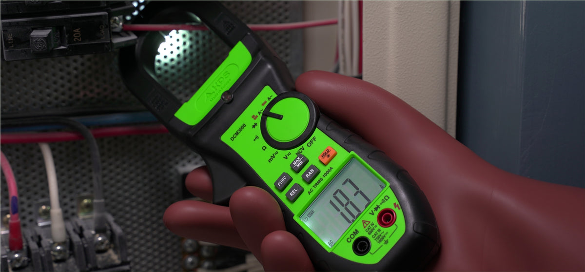 DCM4000T made in europe clamp meter AC/DC