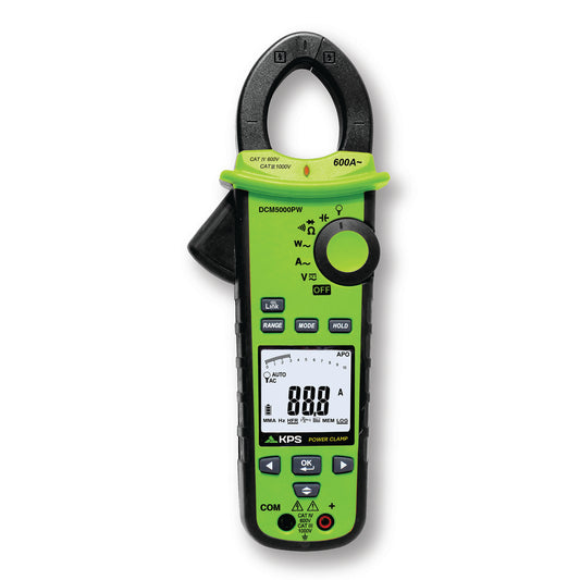 KPS DCM5000 Pince multimètre triphasée pour tension AC/DC et courant AC